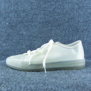Katy Perry The Glam Women Sneaker Shoes Clear Synthetic Lace Up‎ Size 9 Medium